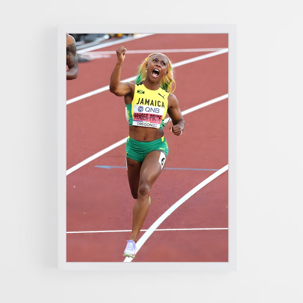 Poster Jamaica's Sprint Queen – affiche Athlétisme (vue 3)